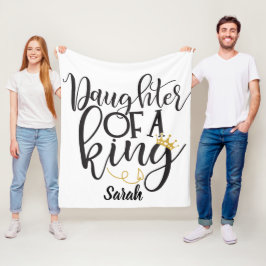 Tochter eines Königs Fleecedecke