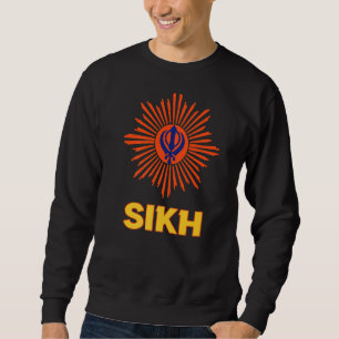 Tochter eines Sikh Proud Punjabi Khanda Amerikanis Sweatshirt
