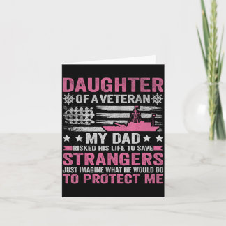 Tochter eines Veteranen Veteran Vater Tochter Vete Karte
