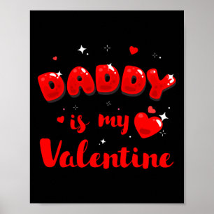 Tochter Entschuldigung Jungen Daddy ist mein Valen Poster