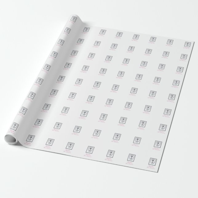 Tochter, Erste Kommune Silver Chalice Geschenkpapier (Ungerollt)