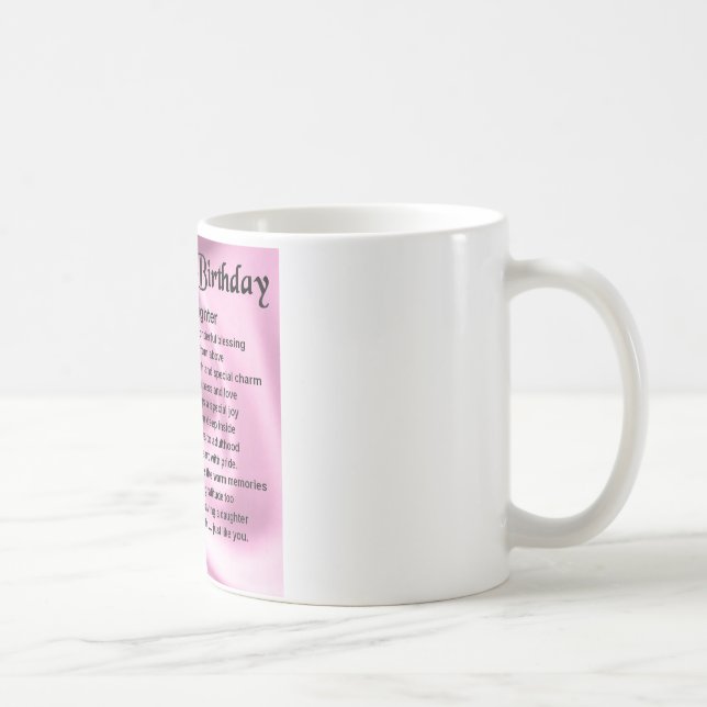 Tochter-Gedicht-16. Geburtstag Kaffeetasse (Rechts)