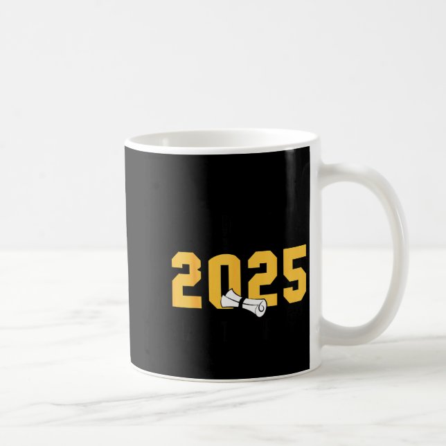 Tochter hat 2025 Master-Abschluss gemacht Kaffeetasse (Rechts)
