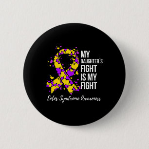 Tochter Kampf ist mein Kampf Sotos-Syndrom Button