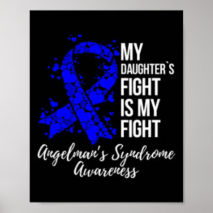 Tochter kämpft, ich kämpfe Angelman-Syndrom Erw Poster