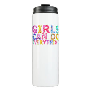 Töchter können alles Motivationsgeschenk Thermosbecher