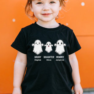 Tochter Mommy and Daddy 3 Person Gastfamilie Baby T-shirt
