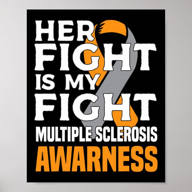 Tochter Mutter Multiple Sklerose Bewusstsein Fraue Poster (Vorne)