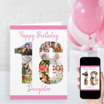 Tochter Nummer 18 FotoCollage Big 18. Geburtstag Karte<br><div class="desc">Personalisieren Sie diese große 18. Geburtstagskarte mit bis zu 12 verschiedenen Fotografien. Die Nummer 18 Foto Collage ist eine durchdachte Methode, um eine Geburtstagskarte mit einer einzigartigen und besonderen Qualität zu erhalten. Sie ist für Ihre Tochter konzipiert (obwohl 'Tochter' auf einen Namen oder was auch immer gewollt werden kann). Die...</div>