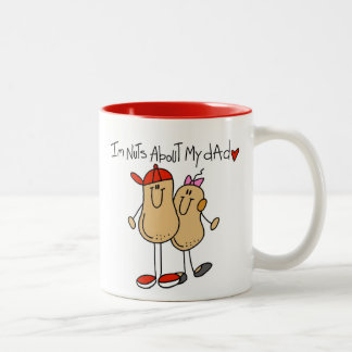 Tochter - Nüsse über meine Vater-T - Shirts und Zweifarbige Tasse