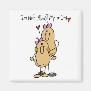 Tochter - Nüsse wegen meiner Mutter T-Shirts und G Magnet