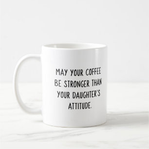 Töchter-Tasse "Attitude Coffee"(rosa Mädchen) Kaffeetasse