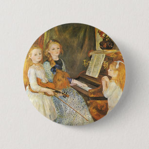 Töchter von Catulle Mendes von Pierre Renoir Button