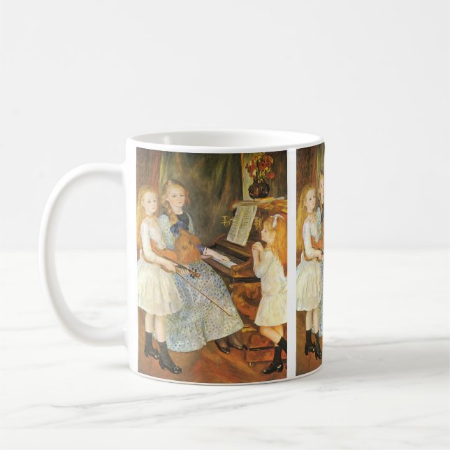 Töchter von Catulle Mendes von Pierre Renoir Kaffeetasse (Links)