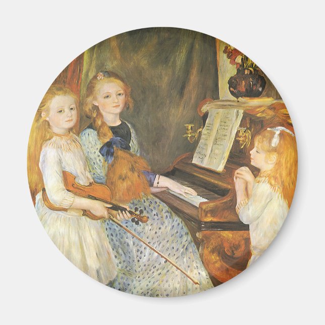 Töchter von Catulle Mendes von Pierre Renoir Magnet (Vorne)