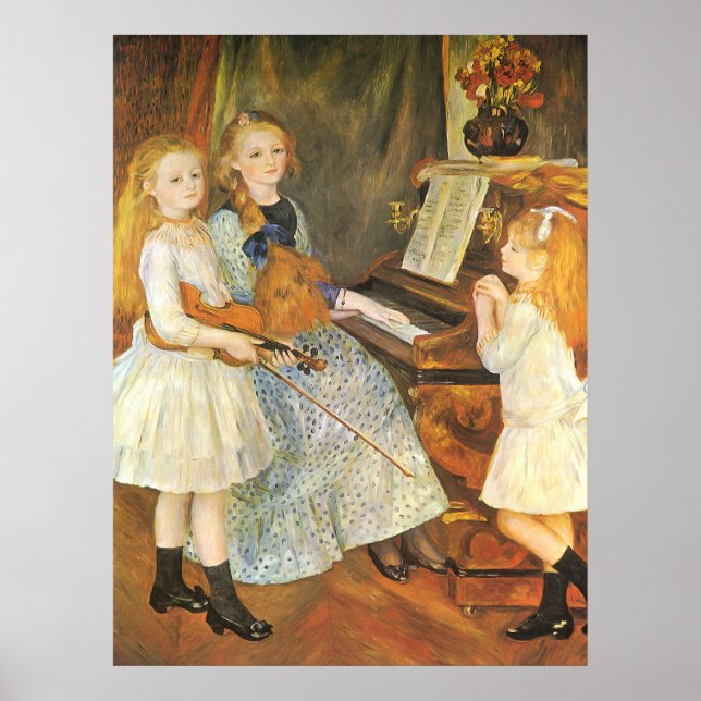 Töchter von Catulle Mendes von Pierre Renoir Poster (Vorne)