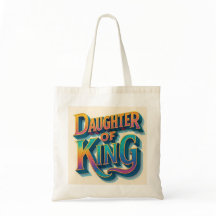 "Tochter von King Jumbo Tote Bag - Design von Ai