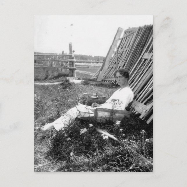 Tochter Zar von Russland Großherzogin Olga Romanov Postkarte (Vorderseite)