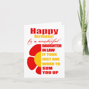 Tochter zum Geburtstag Karte