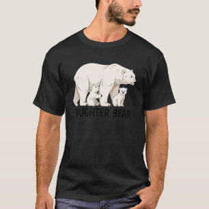 Tochterbär mit zwei Jungen Geschwister Eisbär Fa T-Shirt