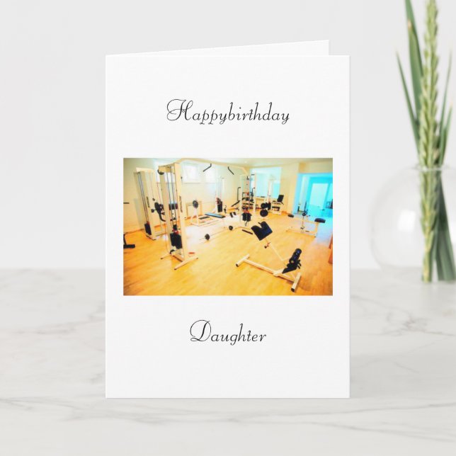 Tochtergeburtstag Karte (Vorderseite)