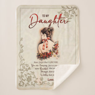 Tochtergeschenk  Brief an meine Tochter aus der Ma Sherpadecke