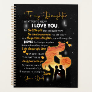 Tochtergeschenk Brief an meine Tochter Liebe aus Planer