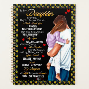 Tochtergeschenke   Brief an meine Tochter aus dem  Planer