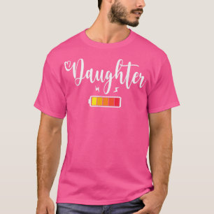 Tochtervolle Batterie Familienübereinstimmung T-Shirt