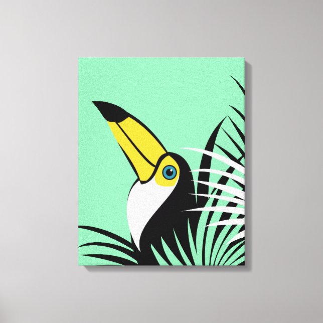 Toco Toucan Jungle Leinwanddruck (Vorderseite)