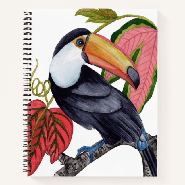 Toco Toucan Notizbuch (Vorderseite)