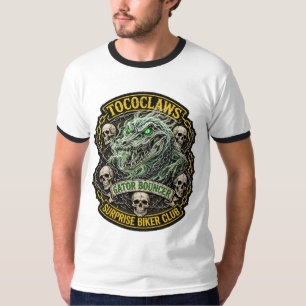 TOCOCLAWS Gator Bouncer Ringer T-Shirt - Überrasch