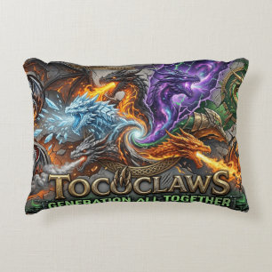 TOCOCLAWS Generation Alles Zusammen - Episches Ele Dekokissen
