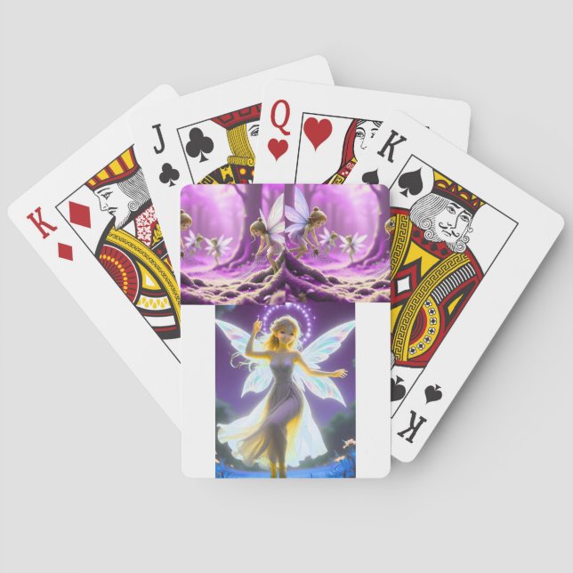 TOCOCLAWS Sternenlicht Schillernde Fee Fantasy Eng Spielkarten (Rückseite)