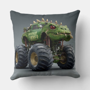 TOCOCLAWS Sumpf-Räuber: Krokodil-Monstertruck Kissen