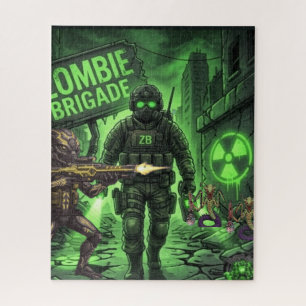 TOCOCLAWS "Zombie Brigade" Neon-Taktisches Puzzle