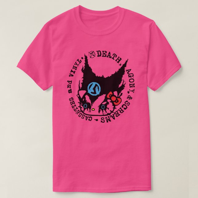 Tod, Agonie und Schreie, Kassetten und Vinyl T-Shirt (Design vorne)