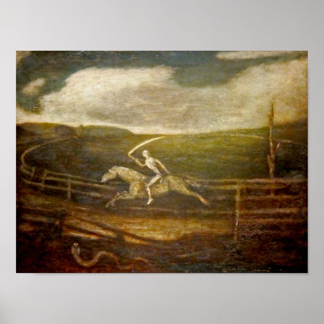 Tod auf einem blassen Pferd [Die Rennstrecke] von  Poster (Vorne)