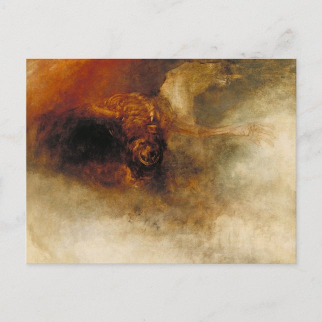 Tod auf einem blassen Pferd Postkarte (Vorderseite)