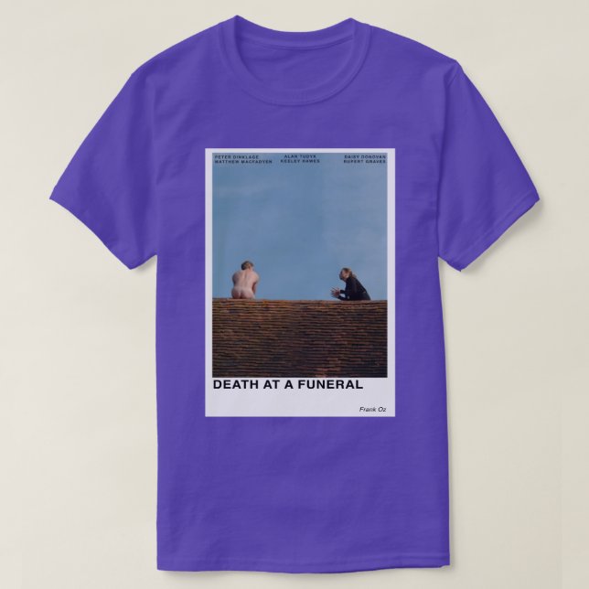 Tod bei einer Beerdigung T-Shirt (Design vorne)