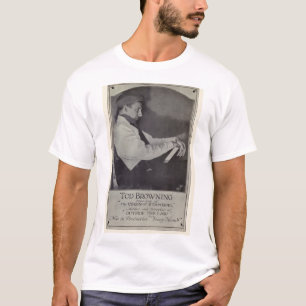 Tod, der 1921 Vintagen Porträt T - Shirt brünier