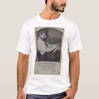 Tod, der 1921 Vintagen Porträt T - Shirt brüniert