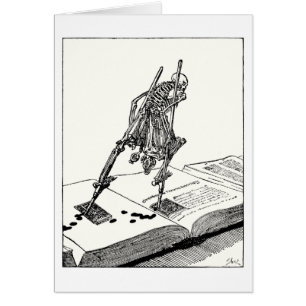 Tod, der auf Stelzen geht