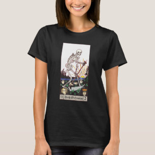 Tod der Emotion Tarot Card ästhetische Skelett Mys T-Shirt