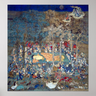 Tod des historischen Buddhas Poster