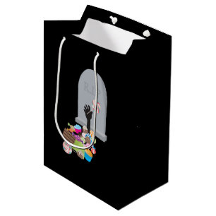 Tod durch Candy Halloween Design Mittlere Geschenktüte