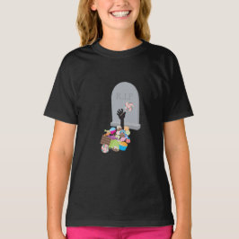 Tod durch Candy Halloween Design T-Shirt