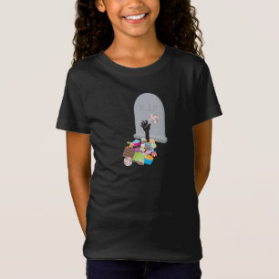 Tod durch Candy Halloween Design T-Shirt