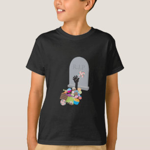 Tod durch Candy Halloween Design T-Shirt