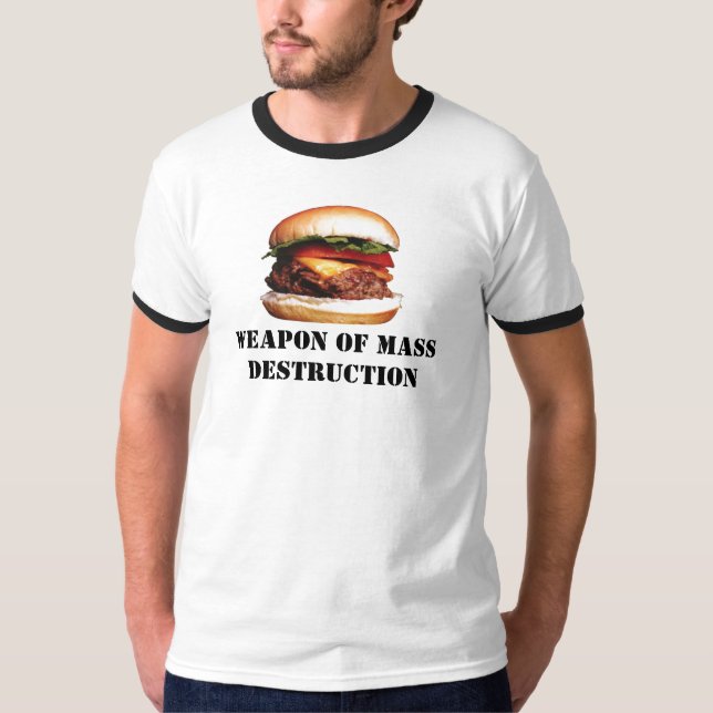 Tod durch Cheeseburger T-Shirt (Vorderseite)
